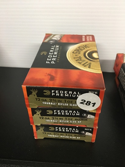 15 Rds, 12 Ga, Rifle Slug, 2 3/4 in.