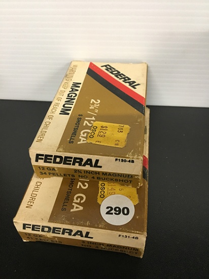 10 Rds, 12 Ga, 2 3/4 and 3 in, Buckshot, 3 in.