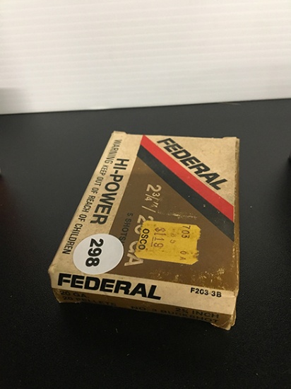 5 Rds, 20 Ga, 2 3/4 Buckshot