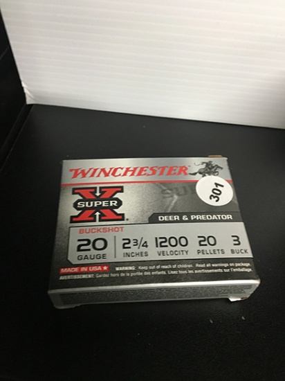 5 Rds, 20 Ga, 2 3/4 in. Rifle Slug