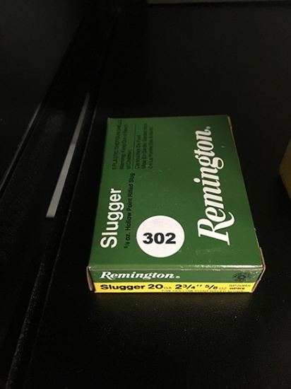 5 Rds, 20 Ga, 2 3/4 in. Slugger