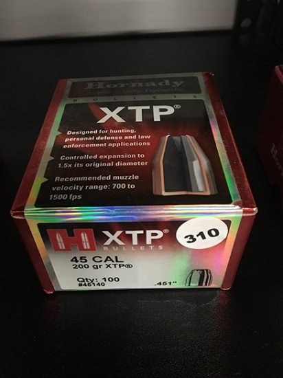 100 Qty, 45 Cal, 230 Gr Bullets