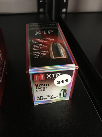 100 Qty, 9MM, 147 Gr Bullets