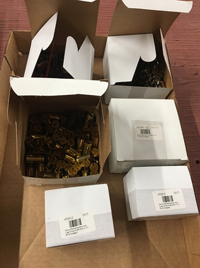 2 Bx 9MM Brass 200;  Approx. 180 460 Rowland Brass, 2 Bx Near Full 45 ACP Nickel Plated