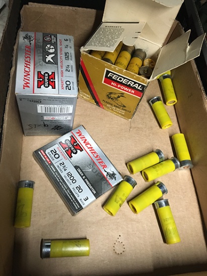 Assorted 20 Ga Shells Partial Boxes