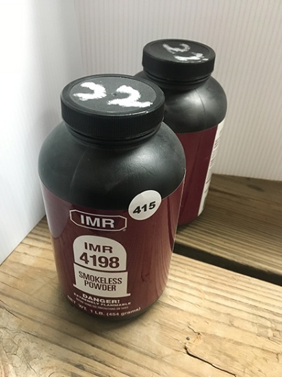 2 lb. IMR 4198 Smokeless Powder