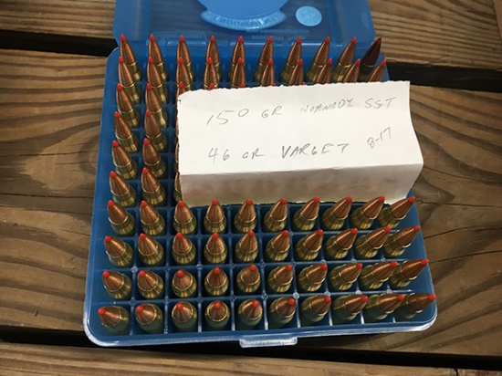 100 Rds, 150 Gr, 308, Reloads