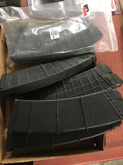 Lot of 5, Saiga, 12 Ga.10 Rd Magazines