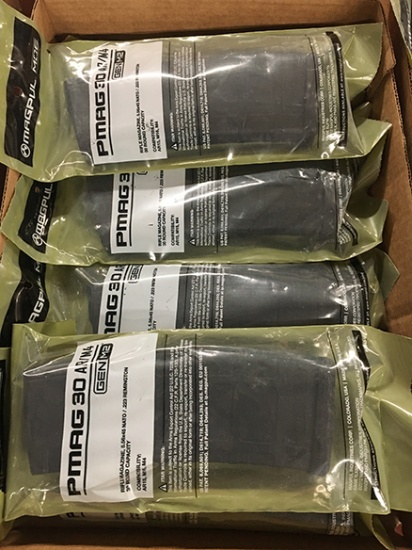 Lot of 6, PMAG 30 AR/M4, 5.56 X 45 Nato/223 Rem
