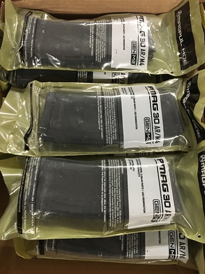 Lot of 6, PMAG 30 AR/M4, 5.56 X 45 Nato/223 Rem