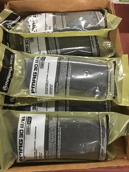 Lot of 6 PMAG 30 AR/M4, 5.56 X 45 Nato/223 Rem