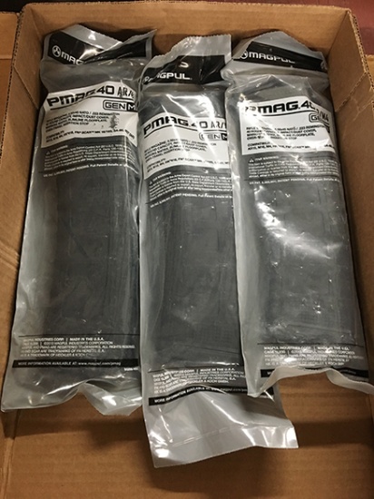 Lot of 3, PMAG 40 AR/M4 5.56 X 45/223 Rem