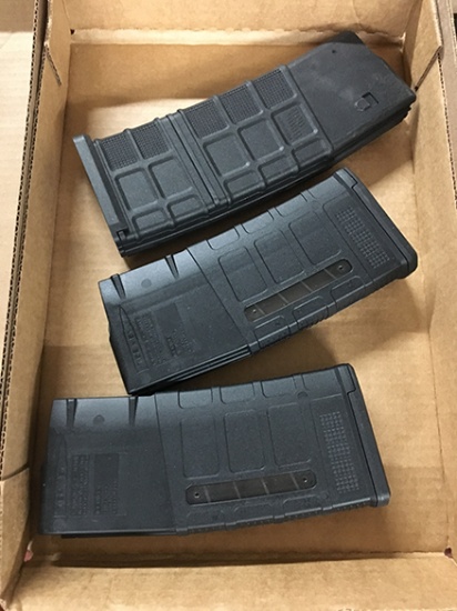 Lot of 3, PMAG 20 AR/M4, 7.62 X 51
