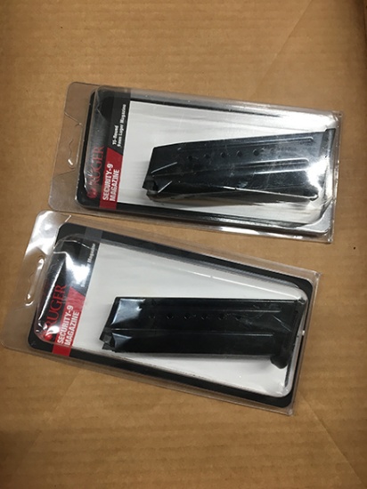 Lot of 2, Ruger 9MM Luger Magazines