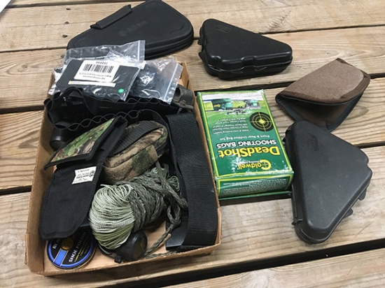 Pistol Cases and Misc. Shell Holders Etc.