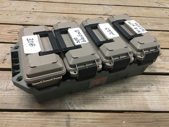 4 Empty Ammo Cans and Crate, AC4C