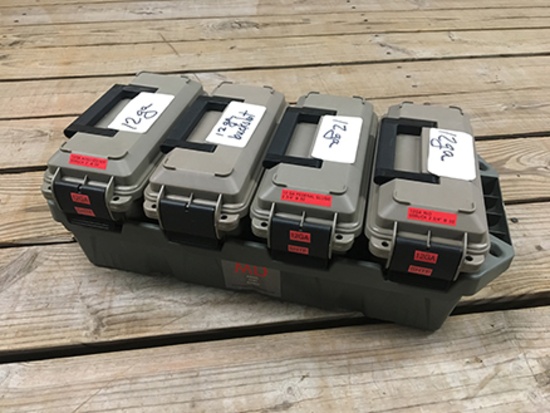 4  Empty Ammo Cans and Crate, AC4C