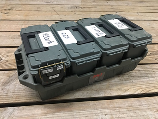 4 Empty Ammo Cans and Crate, AC4C