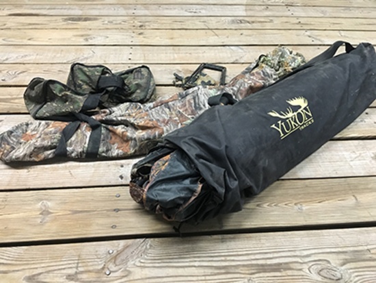 Yukon Tracks Pop Up Blind and Misc. Hunting Related
