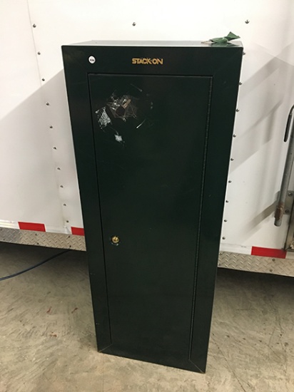 Stack-On 8 Gun Metal Gun Cabinet