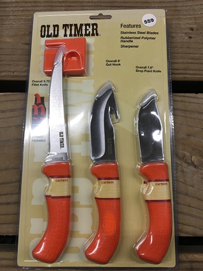 Old Timer 3 Pc. Knife Set