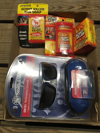 Smith & Wesson Eyewear Set, Bar Soap, Deodorant