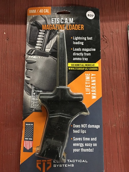 ETS C.A.M Magazine Loader, .9MM/.40 Cal.