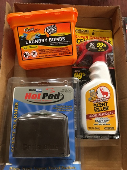 Hot Pod Scent Warmer, Scent Killer Spray, Laundry Detergent