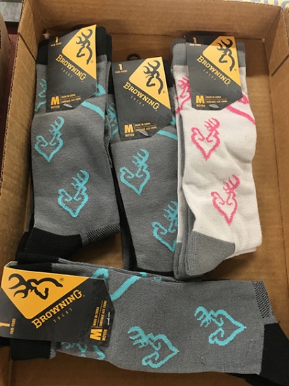 Lot of 4 Browning Socks