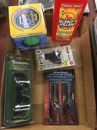 Remington Safety Eyewear, Browning Values Book, 10/22 Unloader, Laundry Ball, Body Wash