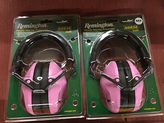 Lot of 2 Remington Female Hearing Protection