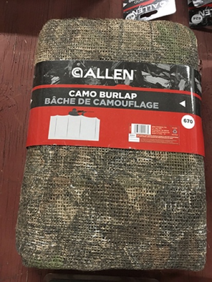 12 ft. X 54 in. Camo Burlap