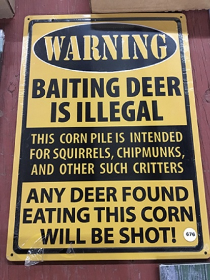 12 X 17 in. Metal Sign