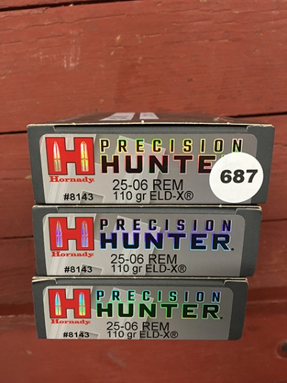 60 Rds, 100 Gr, 25-06 Remington