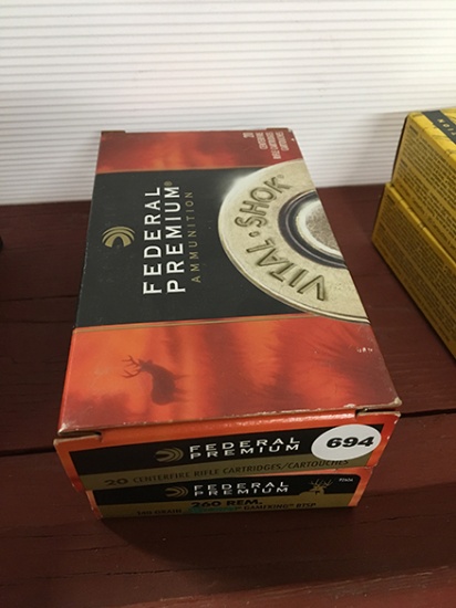 40 Rds, 140 Gr, 260 Remington