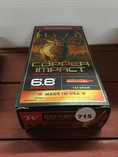 20 Rds, 162 Gr, 6.8 Western