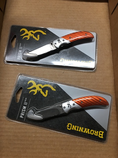Lot of 2 Browning Pocket Knives