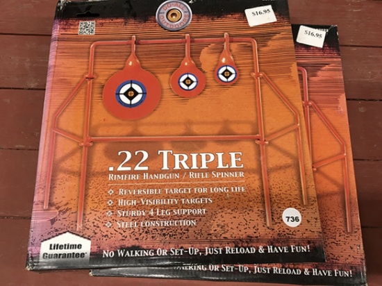 Lot of 2 .22 Targets