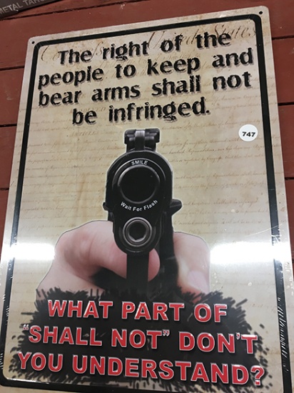 12 X 17 in. Metal Sign
