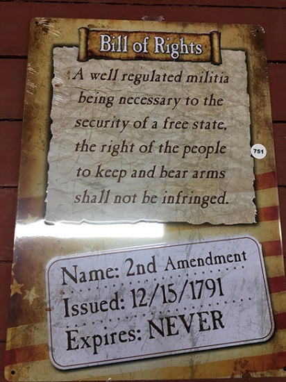 12 X 17 in. Metal Sign