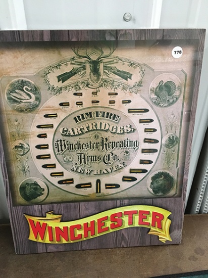 Winchester 15 X 18 in. Board Sign