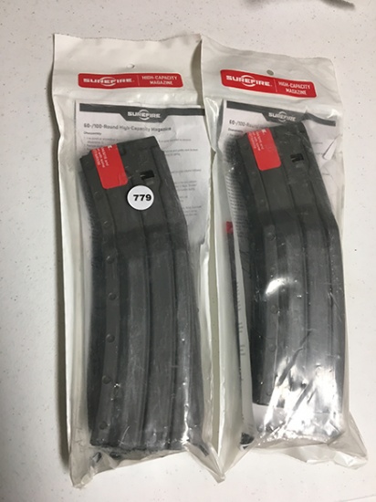 Lot of 2 Surfine 60/100 Rd, High Capacity Magazine