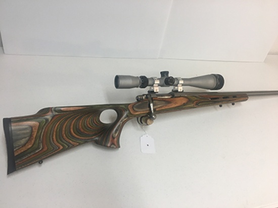 Remington Model Seven, 6MM, Custom Fluted Vented Barrel, BSA Scope, Serial#S7657404
