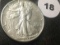1938-D Walking Liberty Half, UNC-MS