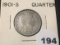1901-S Barber Quarter