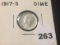 1917-S Mercury Dime