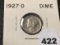 1927-D Mercury Dime