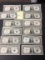 (12) $1 Silver Certificates, Circulated