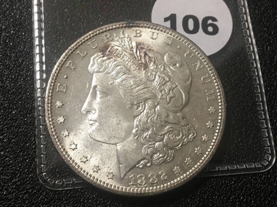 1882-S Morgan Dollar, UNC
