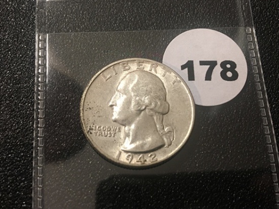 1942 Washington Quarter